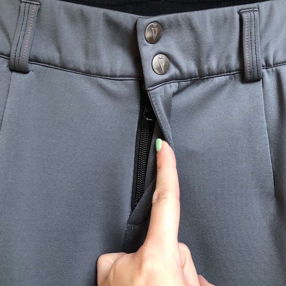KERRITS Women’s Riding Pants Grey Black Equestrian Horses Riding Comfort Large - Picture 5 of 16